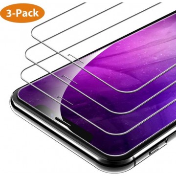 3 Stuks Screenprotector Tempered Glass Glazen Gehard Screen Protector 2.5D 9H (0.3mm) - iPhone 11 Pro Max