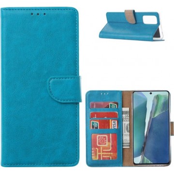 Samsung Galaxy Note 20 - Bookcase Turquoise - portemonee hoesje