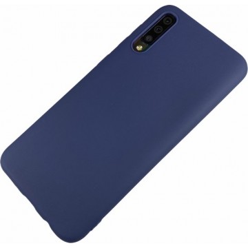 Samsung Galaxy A40 - Silicone hoesje Tim marine blauw