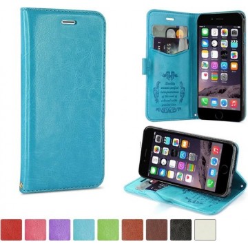 KDS Smooth wallet hoesje iPhone 6 4,7 blauw