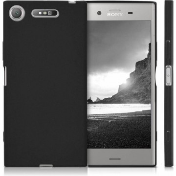 Zwart TPU Siliconen Hoesje voor Sony Xperia XZ1