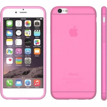 Apple iphone 6S hoesje Dark silicone Case Roze