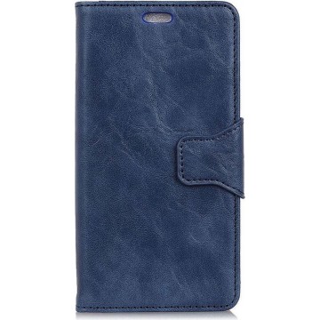 Shop4 - Nokia 8.1 Hoesje - Wallet Case Cabello Donker Blauw
