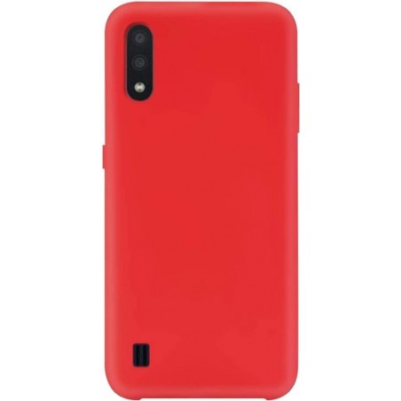 Samsung Galaxy A01 TPU siliconen hoesje zachte flexibele rubberen - Rood