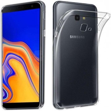 Samsung Galaxy J4 Plus Hoesje Dun TPU Transparant