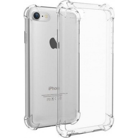 iPhone 5 / iPhone 5S / iPhone SE Transparant Siliconen Hoesje – Transparent Back Cover – Clear