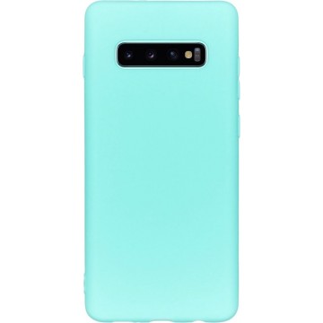 iMoshion Color Backcover Samsung Galaxy S10 Plus hoesje - Mintgroen