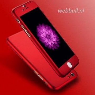 iPhone 7 360 Graden Hoesje (Rood)