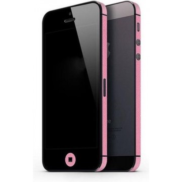 GadgetBay Bumper sticker iPhone 5 5s SE 2016 Decor Color Edge Skin - Roze