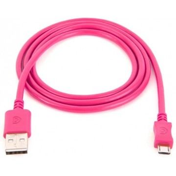 USB to Micro USB Cable 90cm Pink