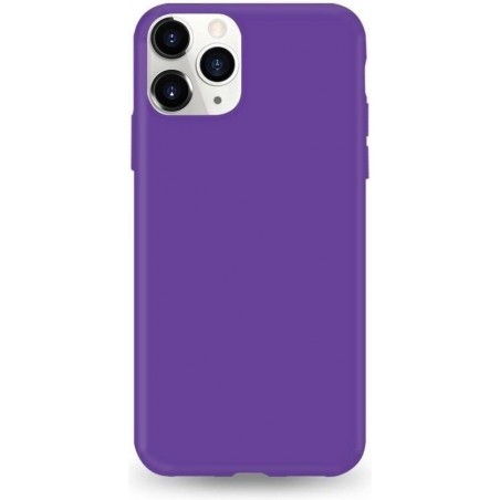 Huawei P30 Lite siliconen hoesje - Paars - shock proof hoes case cover - Telefoonhoesje met leuke kleur - LunaLux