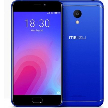 Meizu M6 13,2 cm (5.2'') 3 GB 32 GB Hybride Dual SIM Zwart, Blauw 3070 mAh