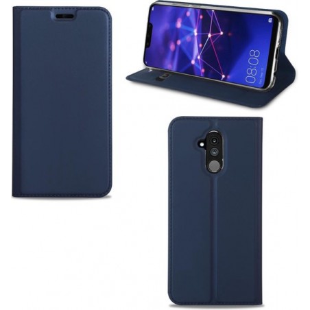 Huawei Mate 20 Lite Hoesje Blauw met Pashouder