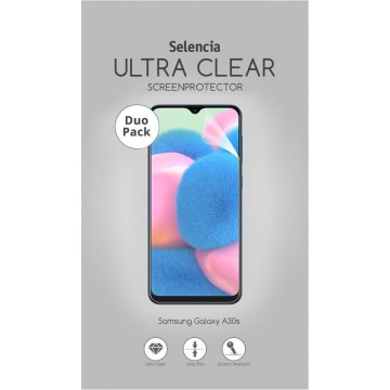 Selencia Duo Pack Ultra Clear Screenprotector voor de Samsung Galaxy A30s