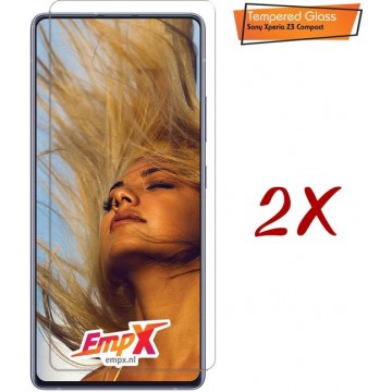 EmpX.nl Sony Xperia Z3 Compact 9H 0.3mm 2.5D Transparant Tempered Glass