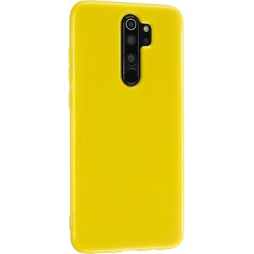 Voor OPPO Reno2 Z 2.0mm dikke TPU Candy Color beschermhoes (geel)