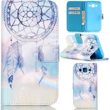 iCarer Dreamcatcher print wallet case hoesje Samsung Galaxy J1 2016