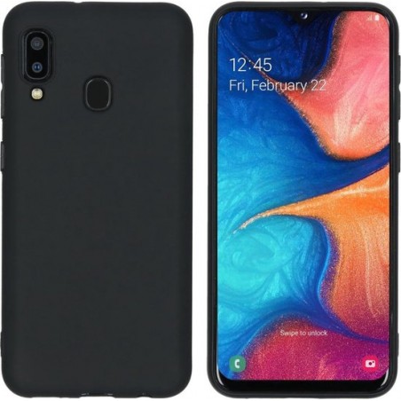 iMoshion Color Backcover Samsung Galaxy A20e hoesje - Zwart