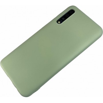 Samsung Galaxy A40 - Silicone hoesje Justin licht groen