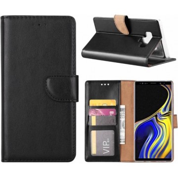 Samsung Galaxy Note 9 Portmeonnee Hoesje / Book Style Case Zwart