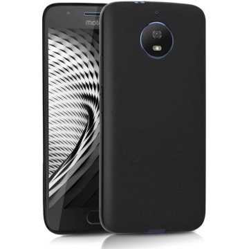 Zwart TPU Siliconen Hoesje voor Motorola Moto G5S