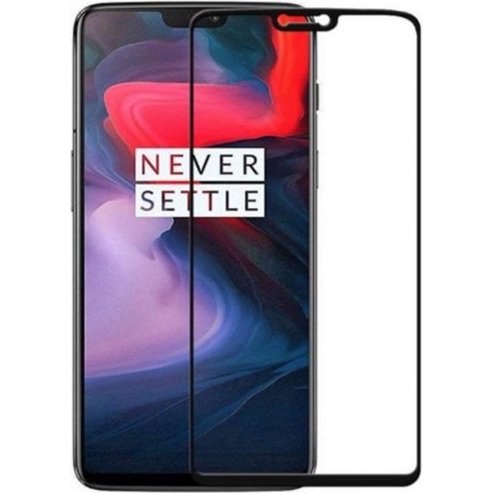 OnePlus 6 Screenprotector Glas Full Cover - OnePlus 6 Screen Protector Glas - 1x Tempered Glass Screen Protector