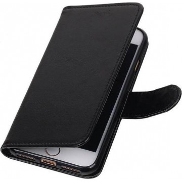 iPhone 7 / 8 hoesje SE 2020 - Zwart - Bookcase iPhone 7 / 8 - Flipcase - Telefoonhoesje iphone 7 - walletcase - pasjes