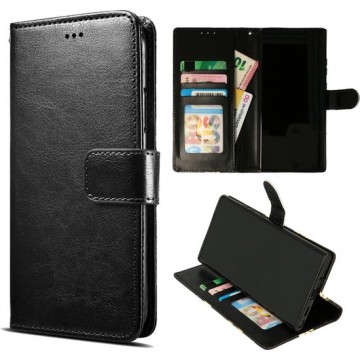 Samsung Galaxy S20 FE Hoesje Zwart - Portemonnee Book Case - Kaarthouder & Magneetlipje