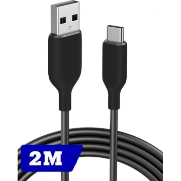 Easeware USB-C Data- en laadkabel - 2.4A Snellader Kabel - Type C naar USB-A - 2 Meter