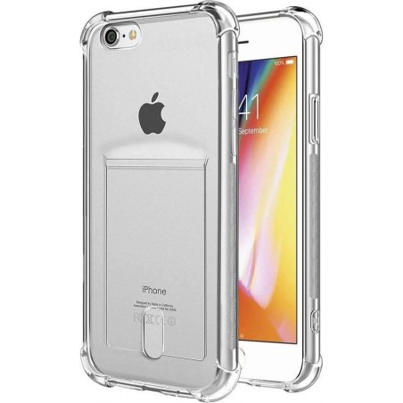 Shock case met pashouder iPhone 7 / iPhone 8