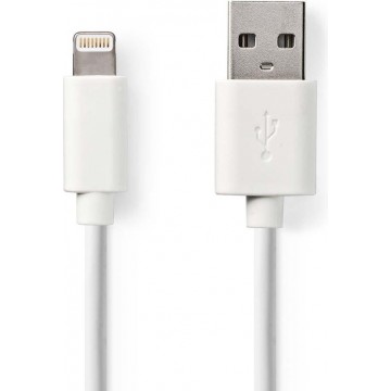 Lightning USB kabel voor Apple iPhone, iPad en iPod 3m Wit