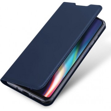 DUX DUCIS TPU Wallet hoesje voor Motorola Moto G 5G Plus hoesje - blauw