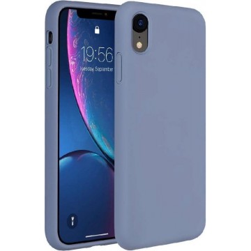 ShieldCase Silicone case iPhone Xr - lavendel grijs