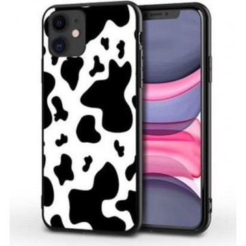 iPhone 11 TPU hoesje met koeienpatroon