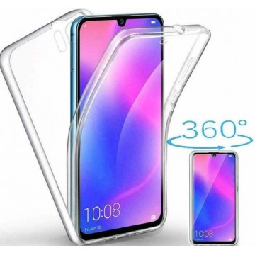 Ntech Samsung Galaxy A20e Dual TPU Case hoesje 360Â° Cover 2 in 1 Case ( Voor en Achter) Transparant