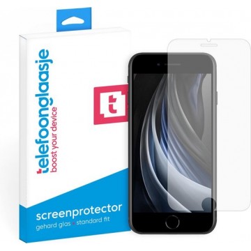 iPhone SE 2020 Screenprotector Glas - Tempered glass - Screenprotector iPhone SE 2020