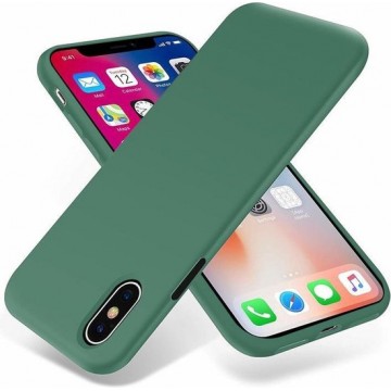 Silicone case iPhone X / Xs - groen