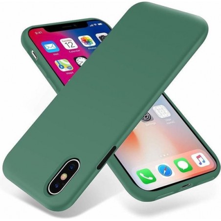 Silicone case iPhone X / Xs - groen