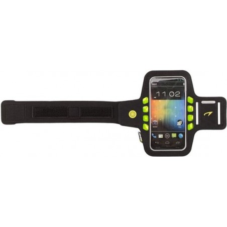 Avento Smartphone Sportarmband - Zwart/Zilver - One Size