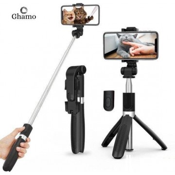 Selfie Stick Universeel - Tripod - 3in1 SelfieStick - Bluetooth - Smartphone vlog Tripod