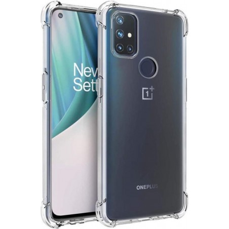 OnePlus Nord N10 Hoesje TPU Schokbestendig Transparant