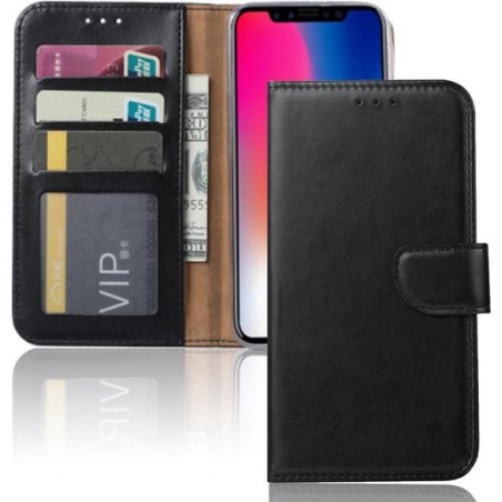 iPhone 11 hoesje bookcase zwart - pasjeshouder - boekje - pasjes - wallet - flip - portemonnee - case