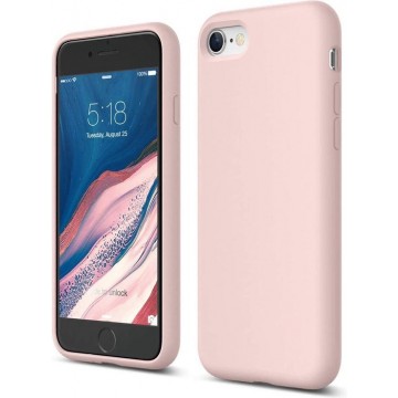 iPhone 7 / 8 / SE 2020 Siliconen Hoesje Roze