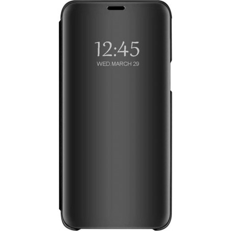 Huawei P40 Lite Hoesje - Clear View Case - Zwart