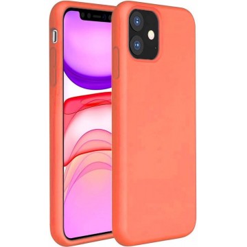 Silicone case iPhone 11 - oranje
