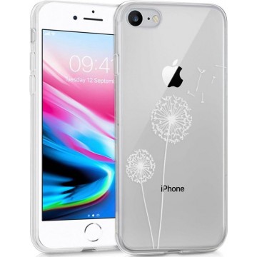 iMoshion Design voor de iPhone SE (2020) / 8 / 7 hoesje - Paardenbloem - Wit