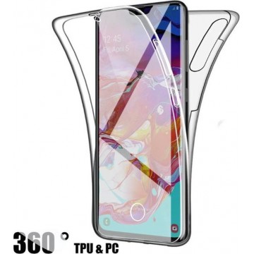 Samsung Galaxy A51 | 360 Graden Bescherming | Voor- en Achterkant | Siliconen Hoesje | Transparant