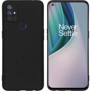 iMoshion Color Backcover OnePlus Nord N10 5G hoesje - Zwart