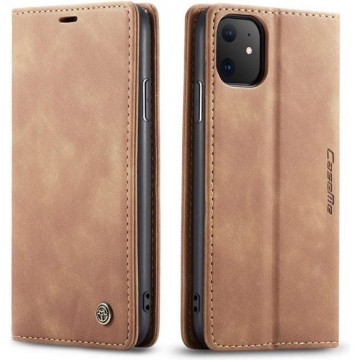 CASEME - Apple iPhone 11 Retro Wallet Case - Bruin