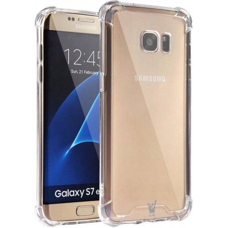 Samsung Galaxy S7 Edge Hoesje Transparant - Shock Proof Siliconen Case